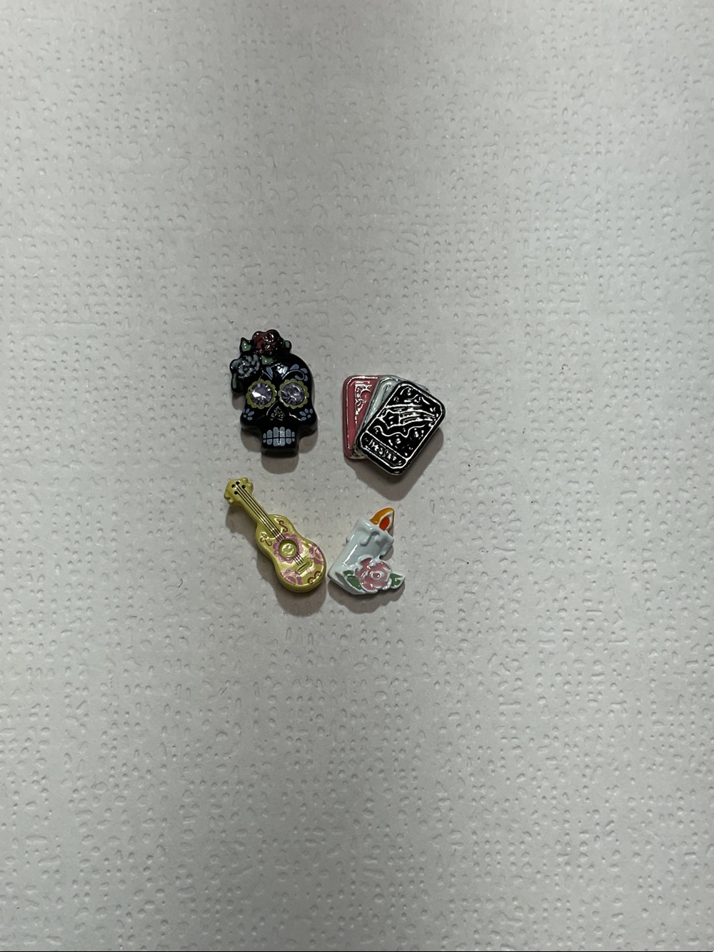 Origami Owl Charms - Day of the Dead / New Orleans Style